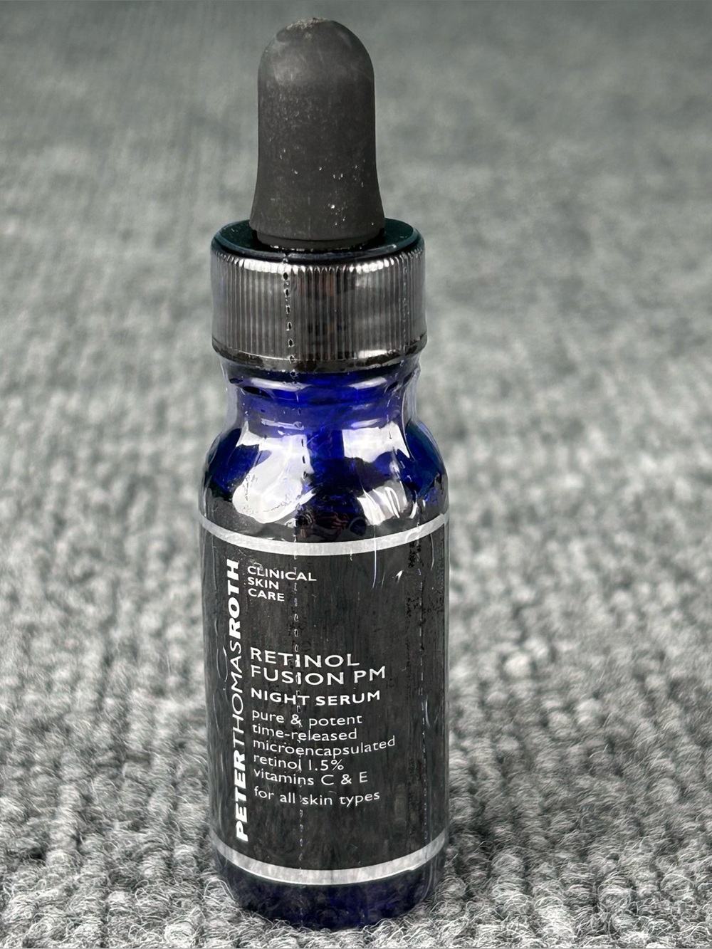 Peter Thomas Roth Retinol Fusion PM Night Serum .4fl oz /12ml Travel Size SEALED